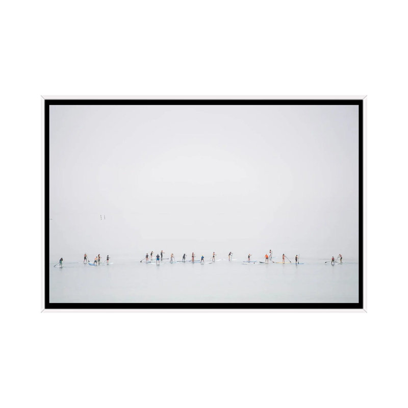 Floating Mirage by Joshua Raif - Floater Frame Painting on Canvas