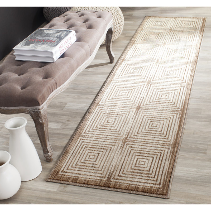 Sarabia Infinity Performance Geometric Rug, Runner 2' x 8'