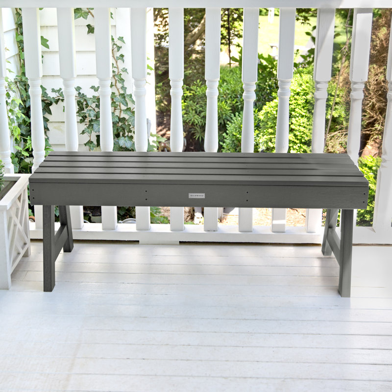 Banc de pique-nique en plastique Midwest, Teck côtier