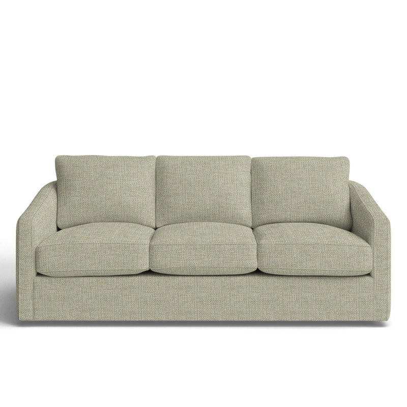 Minty 84'' Upholstered Sofa, Drusky Beige Performance