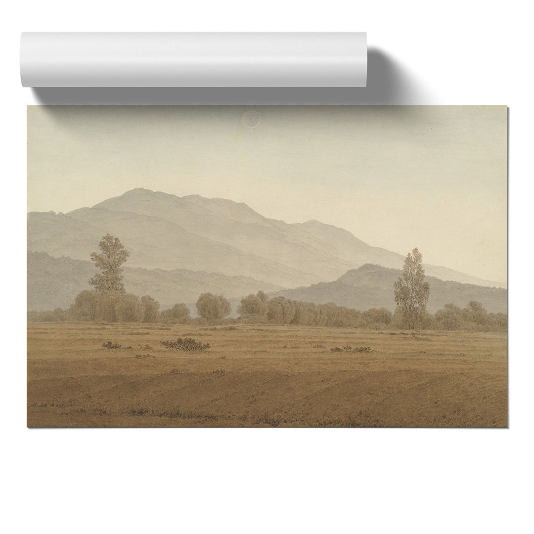 The Riesengebirge Mountains by Caspar David Friedrich - Frameless Print