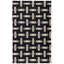 Tapis handwoven area black Tussey-1868195640