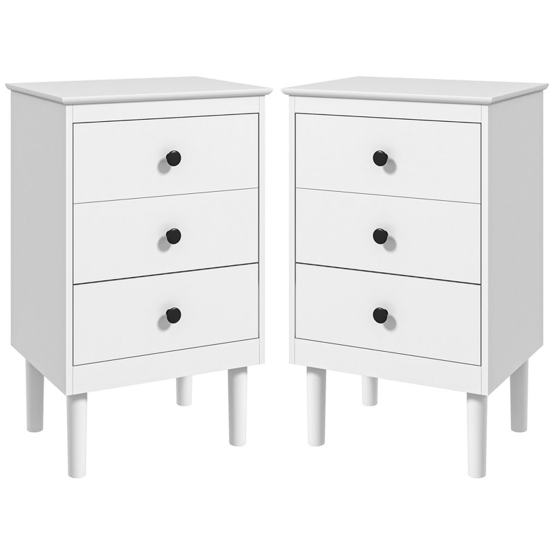 40 cm W Bedside Table