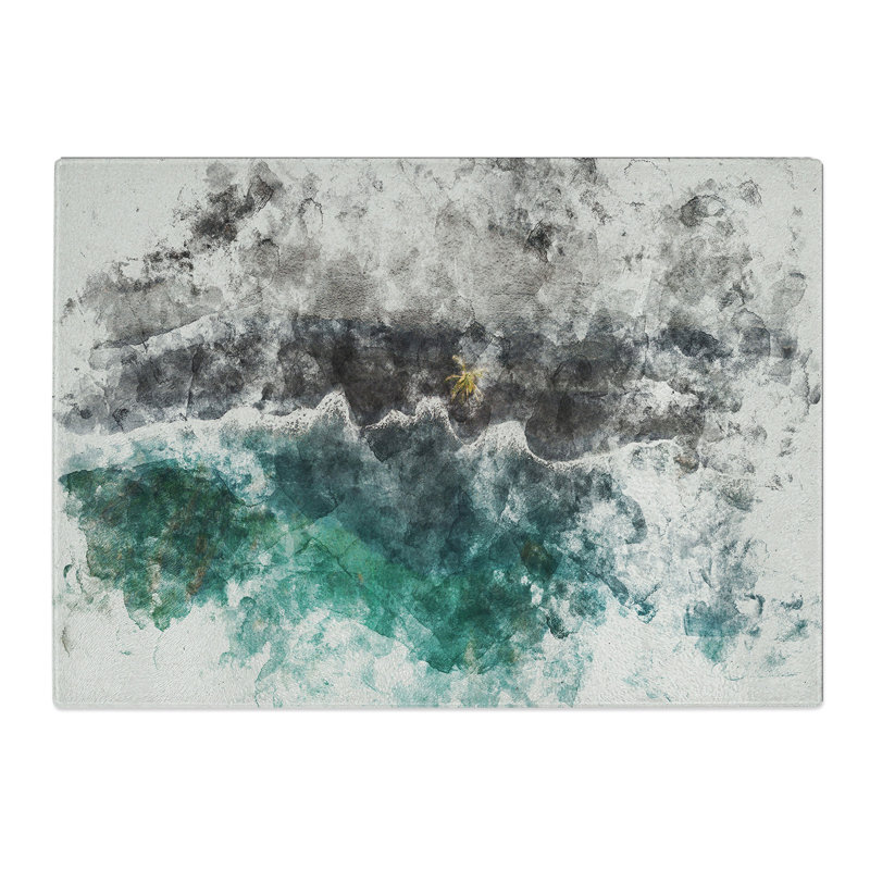 The Wonders of Hawaii Chopping Board, 20cm W x 28.5cm L