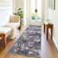 Tapis à motif de feuilles lavable à la machine Tapis antidérapant antidérapant à poils longs à motif botanique doux-129906487-129913521