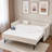 Diamond Grid Velvet Daybed With Usb Charging, Side Pocket And Trundle-2092466037