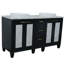Ensemble de meuble-lavabo double 61 "avec miroir Schreck-289602862