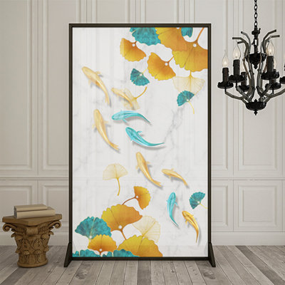 Luxury Ginkgo Koi Screen