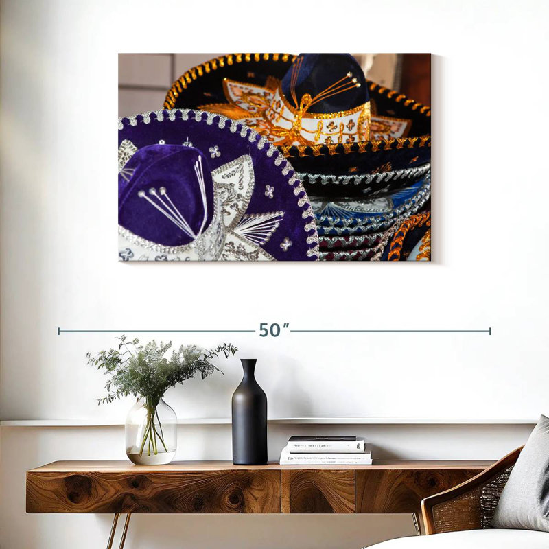 Kavia Mexican Hats, 24" H x 36" W