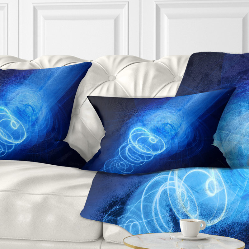 Nouvelle arme plasma dans l'espace - Coussin imprimé abstrait