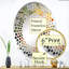 Miroir mural orange à motif de pois tropicaux orange MIR106220 O-95184185