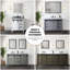 Meuble-lavabo double (armoire seulement)-2025504069