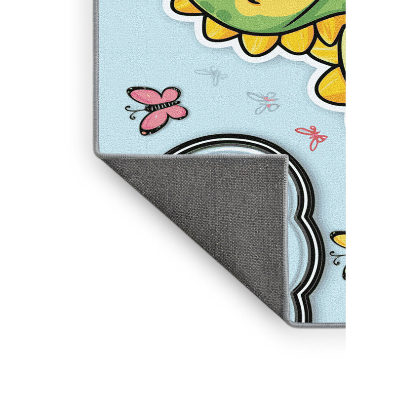 Tapis pour enfants Zoomie Kids, Rectangulaire 3 pi x 5 pi