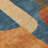Machine Washable Indoor/Outdoor Xhevrie Navy Rug-1937107519