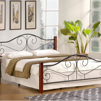 Metz EU Kingsize - 160 X 200 Cm Solid Wood Bed