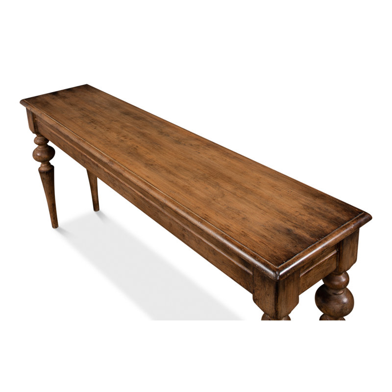 Hudson 73'' W Solid Wood Console Table, Brown