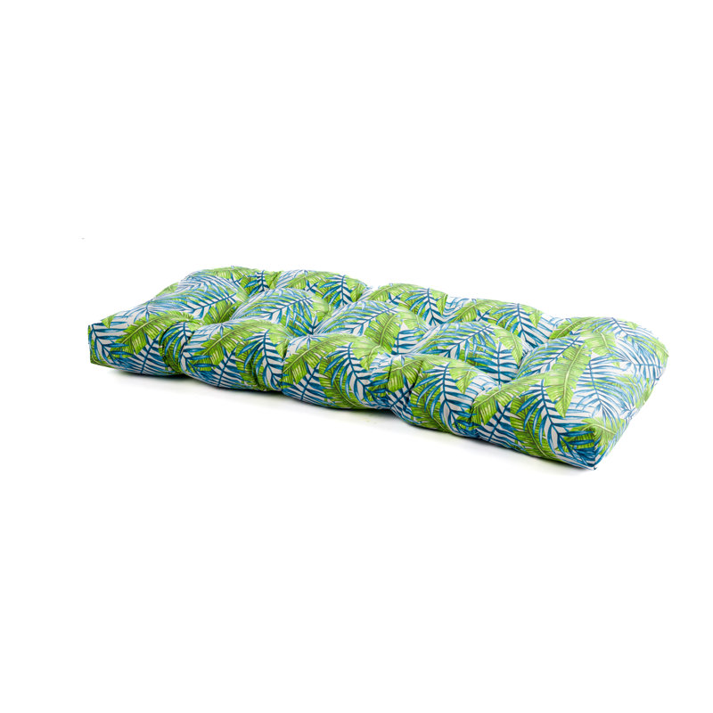  Italia Acrylic Outdoor Loveseat Cushion, Koa Persian