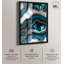 «Teal Tectonic III Shadowbox Print», art mural géode bleue par Art Remedy-115127653-115127657