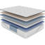 Matelas en latex grand froid 14,5 po, sensation moyenne, blanc 14,5 po, sensation moyenne-118620730