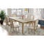 Ensemble de table de salle à manger extensible 7 pièces 78,1 pouces avec rallonge amovible de 18 pouces, 6 chaises de salle à manger rembourrées, 2 tiroirs intégrés-1734320265-1734320279-1734320267