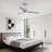 52''  3 - Blade Modern Dimmable Ceiling Fan with Remote Control and LED Light-2024433148-2024433139