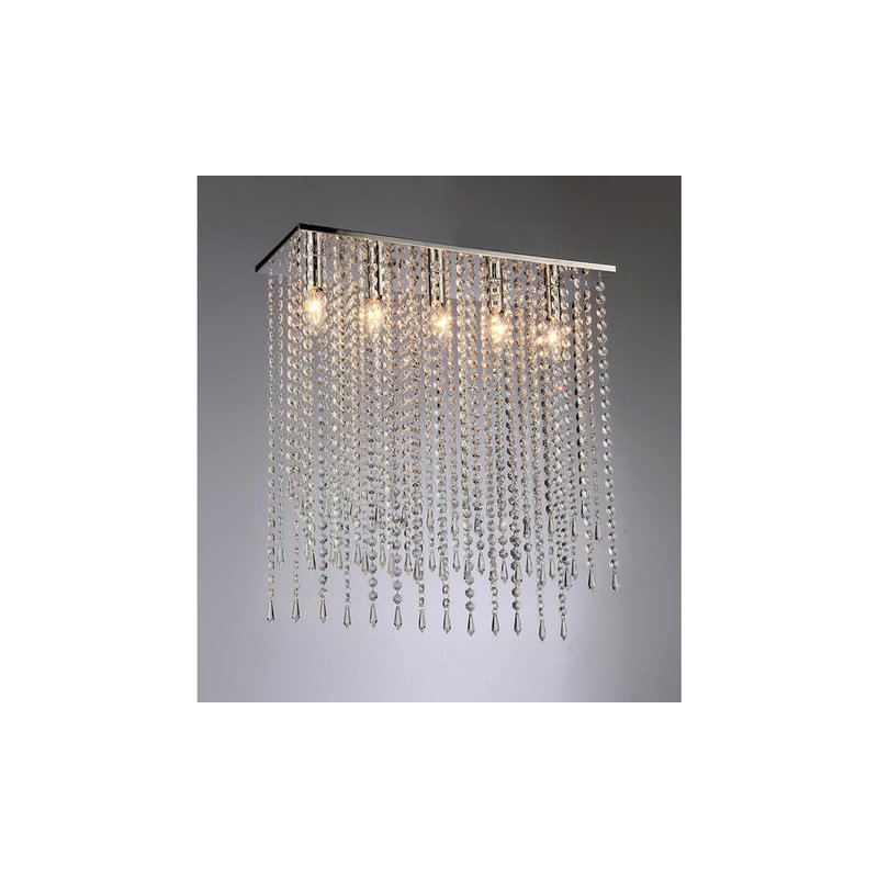 Lustree en cristal 5 lumières Genaro