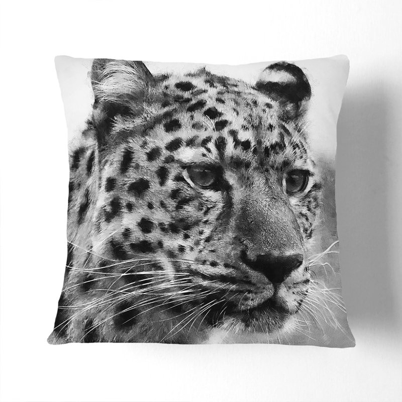 Cheetah Vol.3 Painting Square Throw Cushion, 40cm H x 40cm W x 15cm D