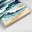 Art mural sur toile blanc "Coastal Coastal Surface"-1334446713