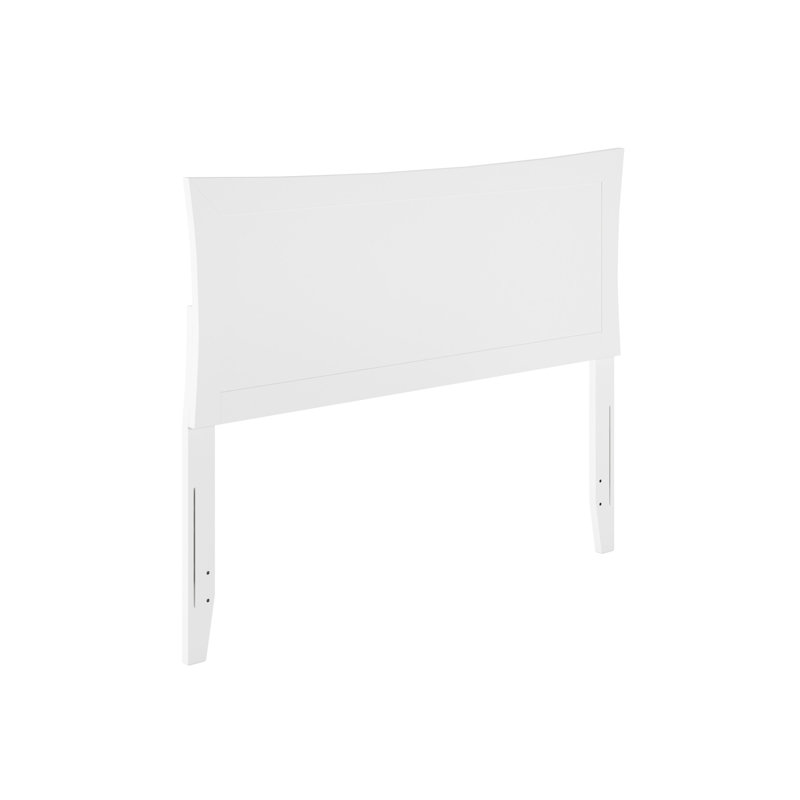 Tête de lit à panneau Ralls, Double, Blanc