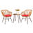 Virgie 2 - Person Patio Conversation Set with Cushions-101644979-104900964