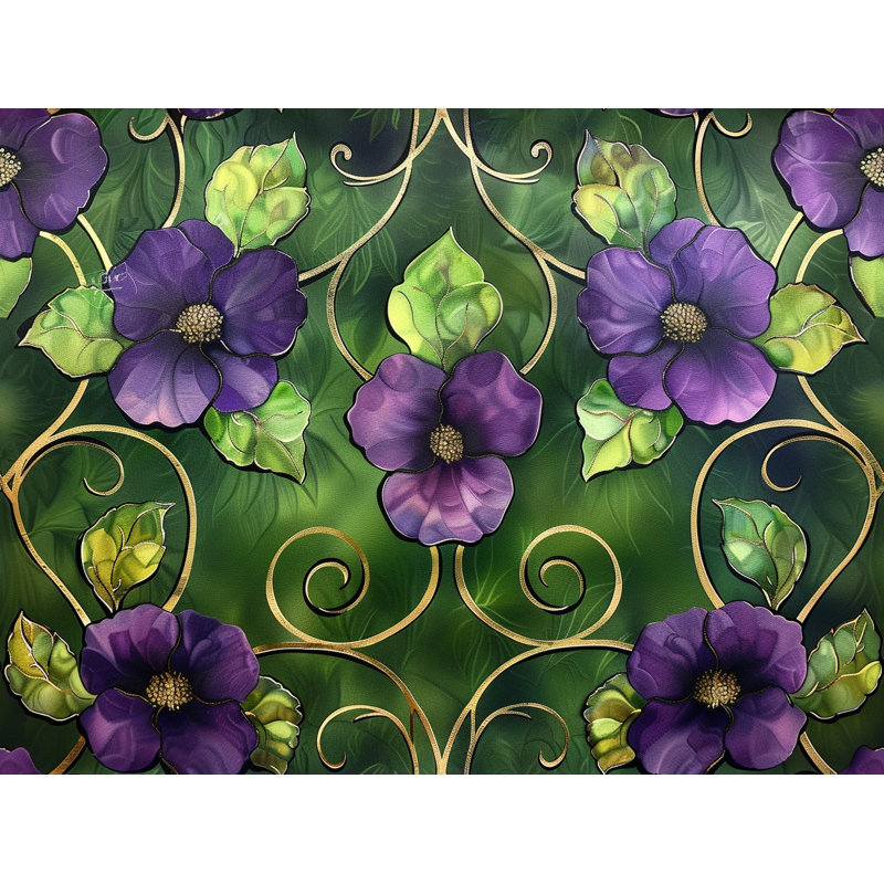 Camic Floral Shower Curtain, 83" H x 70" W
