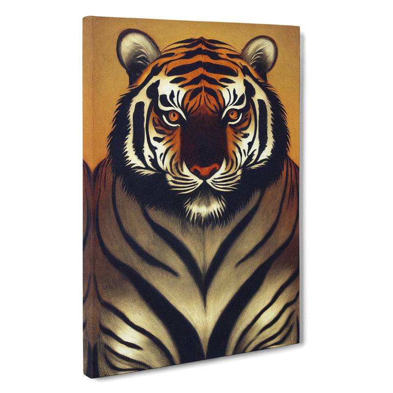 Focused Tiger - Wrapped Canvas, 50cm H x 35cm W x 3cm D