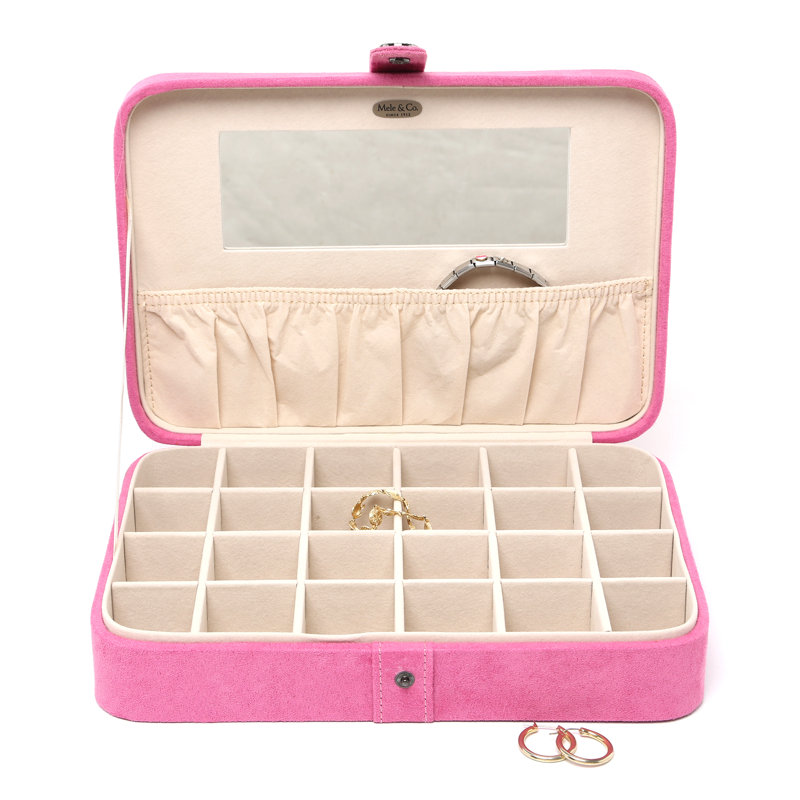 Boîte de voyage pour bijoux Nichols, Rose