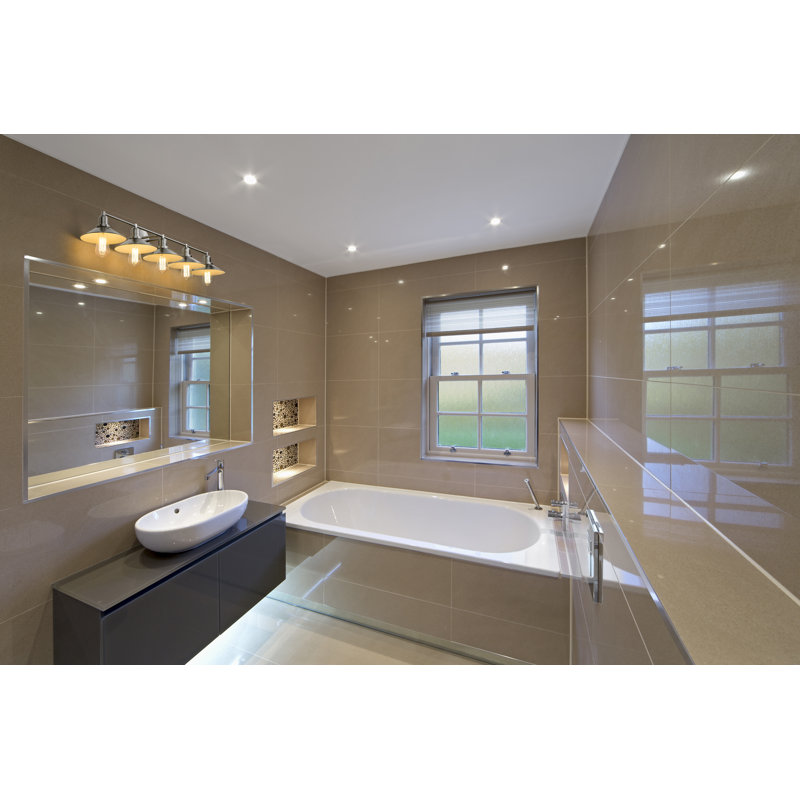 Alyias 5 - Light Dimmable Vanity Light, Brushed Nickel