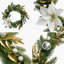 Couronne de poinsettia de Noël 20,47 po