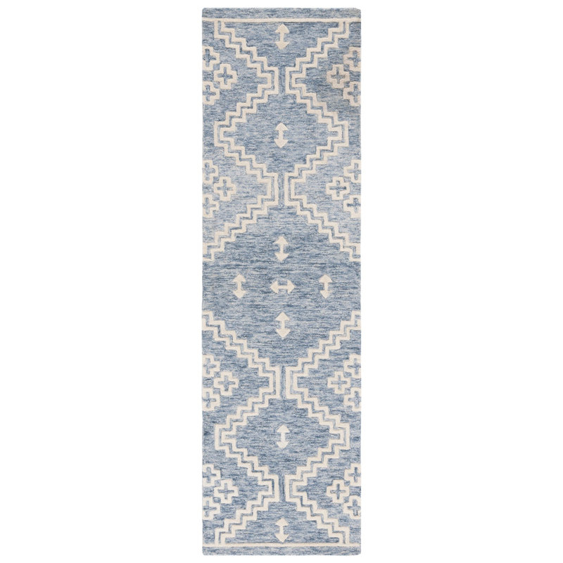 Abbey-Louise Hand Tufted Wool Southwestern Rug, Runner 2'3" x 8'