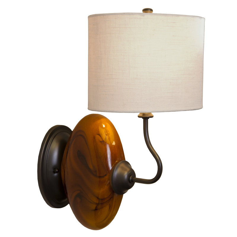 Plascencia Glass Armed Sconce