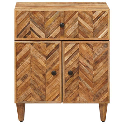 50cm W Solid Wood Bedside Table