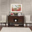 Chaise parsons rembourrée en velours Feldman-22213672