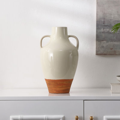 Athena 18" Ceramic Handle Vase