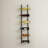 Indurial 42-Bottle Single-Sided Floor-to-Ceiling Wine Rack Kit in Matte Black – Up to 10' Ceilings-86276348-102236718