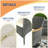 4-Piece All-Weather Gray Rattan Patio Dining Chair-1153412708