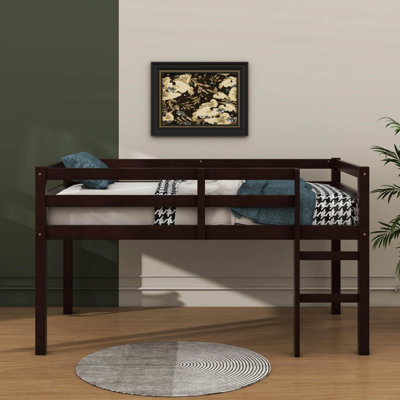 Twin Elevated Loft Bed Comes With Ladder