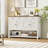 55.1" W Console Table, Entrance Cabinet With Open Shelf-1547050294