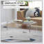 32 Inch Long Rectangle All Acrylic 15Mm Thick Waterfall Coffee Table, Durable And Modern For Contemporary Living Spaces.
