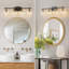 Éclairage pour meuble-lavabo à 4 lumières à intensité variable Glausen-1725148560