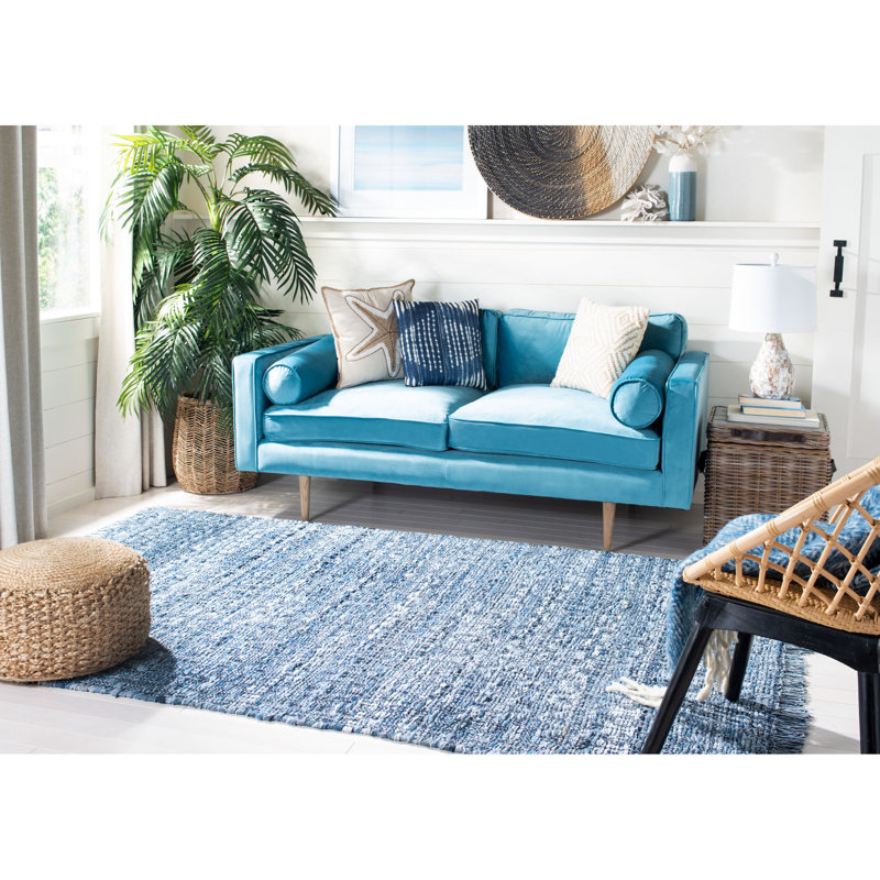 Tapis géométrique tissé à la main Montauk, Rectangle 8 pi x 10 pi