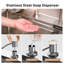 Ensemble d'évier de cuisine Waterfall - Bol simple 304 SS, robinet escamotable, grille, drain, planche et accessoires, nickel brossé, 30 x 22 x 9 po