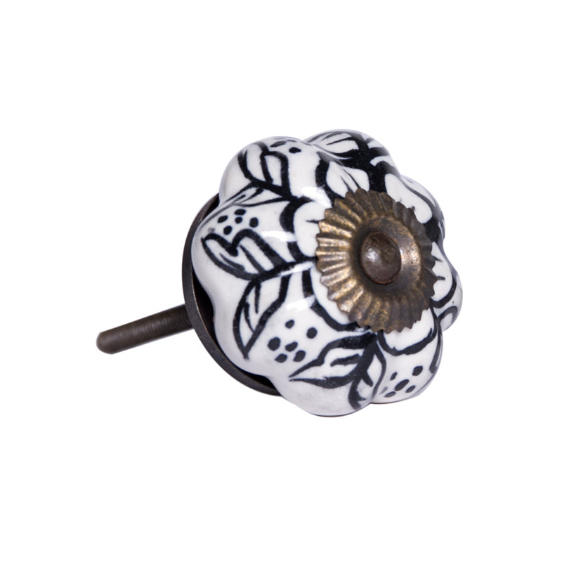 Hand Painted Flower Novelty Knob Multipack