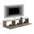 Bhhatu 70" Floating Tv Stand With Led Lights & Power Outlet, Gray-1554874760